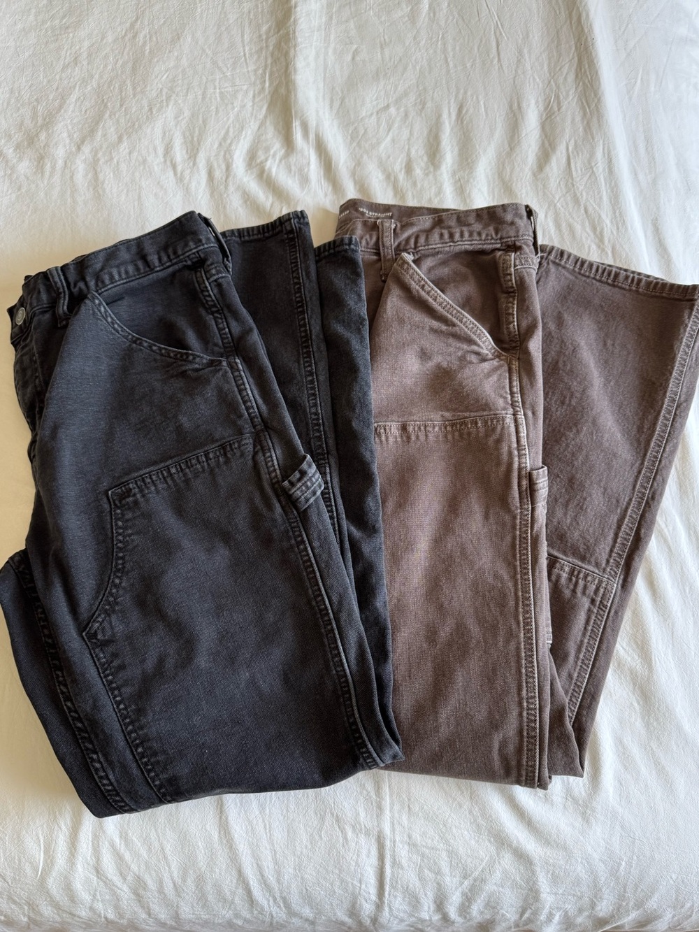 2 Pairs Old Navy Straight Fit Double Knee Work Pants